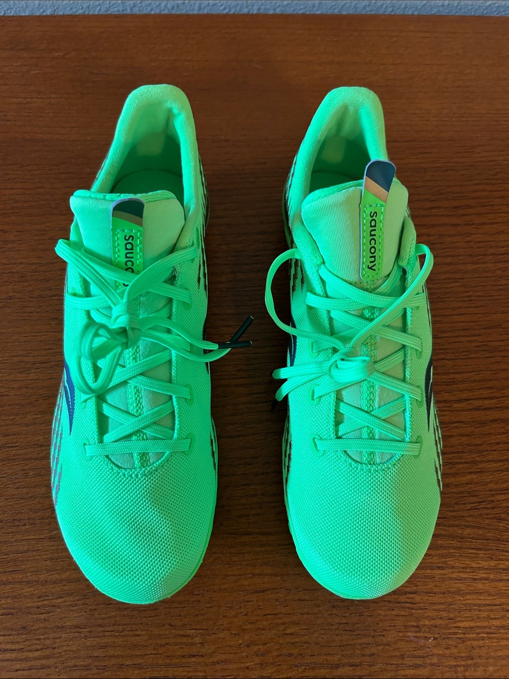 Saucony‎ Havock XC3 Cross Country Flats Running Shoes Vibrant "Slime" Green 7.5